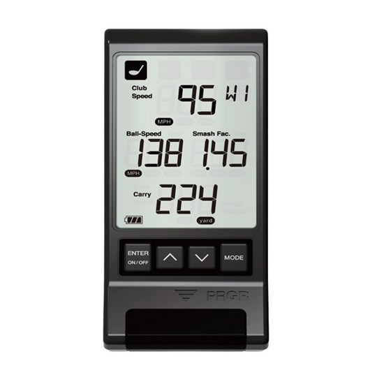 PRGR  블랙 포켓 런치모니터 골프 속도 거리측정기