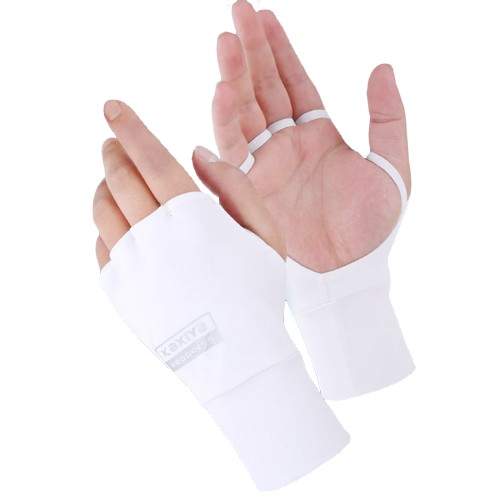 지온카시야  자외선차단 손등 토시 화이트