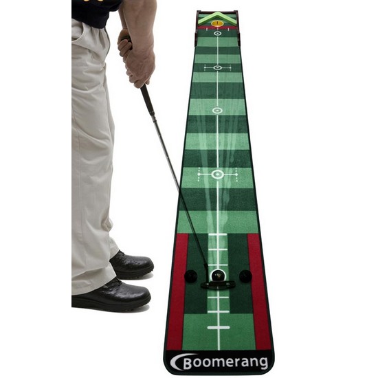 젠골프  부메랑 오토리턴 퍼팅연습기 원목형