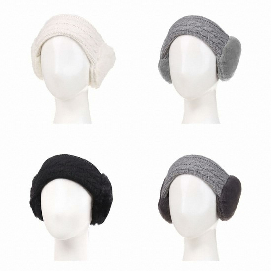 아리체  꽈배기니트 겨울방한귀마개