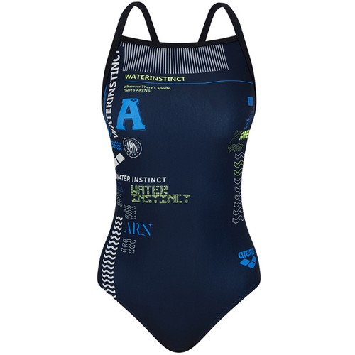 아레나  여성 서킷 선수 원피스 드롭백 A3FL1CO22 BLK