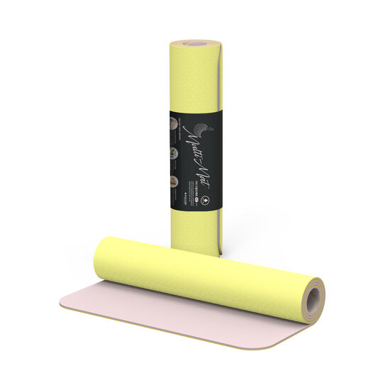 이고진  TPE 라이트옐로우핑크블라썸 헬스매트