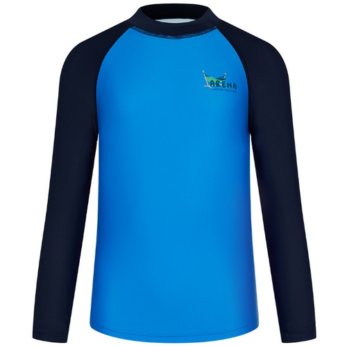 아레나  캠프아웃 아동 레저 래쉬가드 A3BB1BC02 BLU