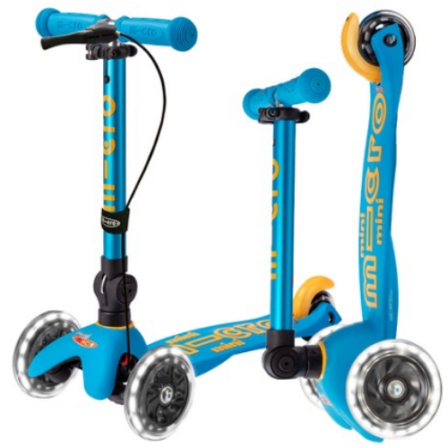 마이크로킥보드  미니 폴더블 디럭스 LED