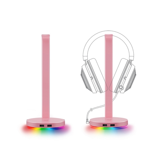 RAZER  Base Station V2 Chroma 쿼츠 헤드셋 거치대