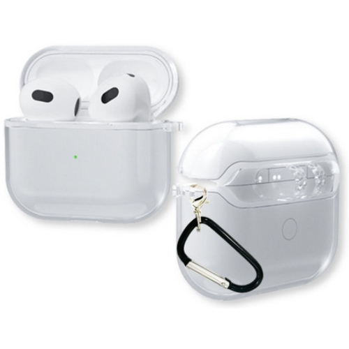 에바다  에어팟3 일체형 이니셜 투명 젤리케이스