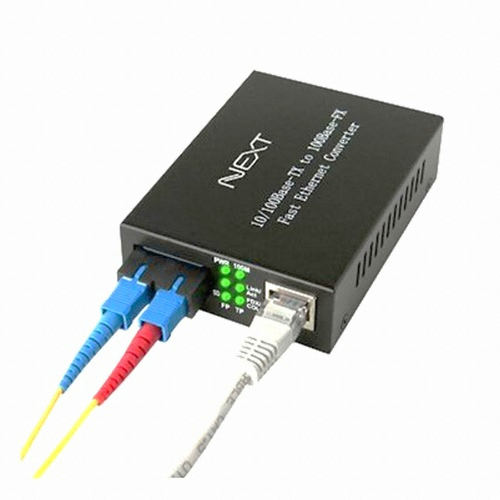 이지넷유비쿼터스  10/100Mbps SC타입 광미디어 컨버터 (NEXT-200FSCS)