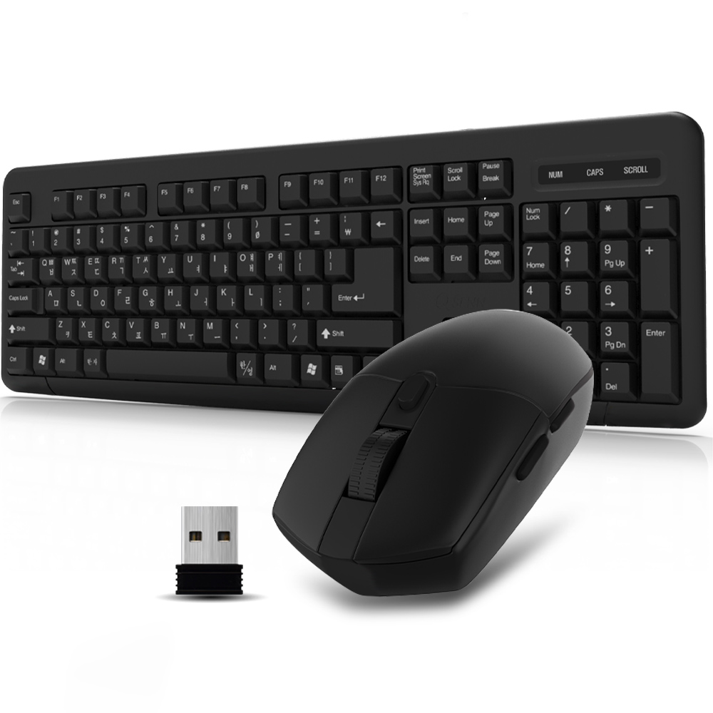 QSENN  MK110 무선키보드 마우스 세트