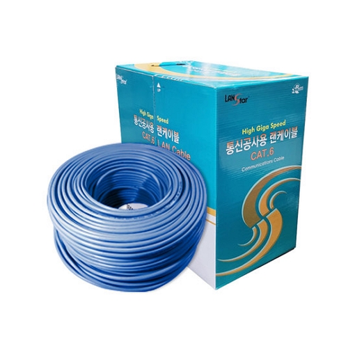 라인업시스템 LANStar LS-6UTP-300M CAT.6 UTP 제작용 BOX 케이블