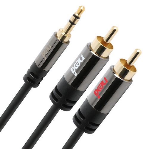 리버네트워크 NEXI NX-1S2R 3.5 스테레오 to 2RCA 케이블