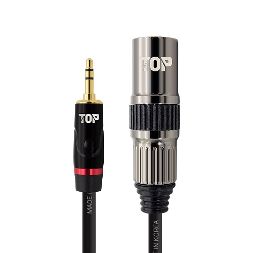 탑라인에이치디  3.5 스테레오 to XLR 캐논 수 케이블