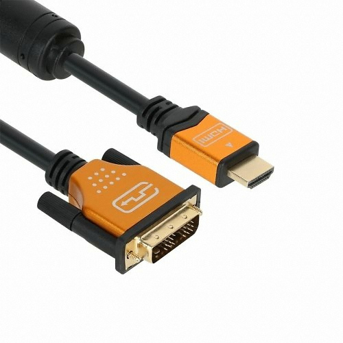 강원전자 NETmate HDMI to DVI 골드메탈 케이블
