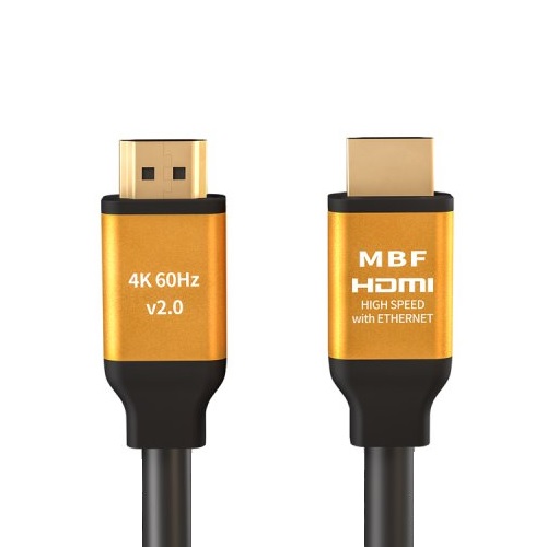 엠비에프  HDMI v2.0 골드 슬림단자 케이블