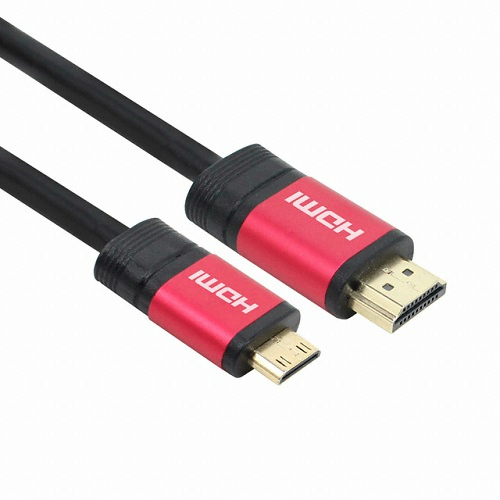 리버네트워크 NEXI HDMI to Mini HDMI V2.0 레드메탈 케이블