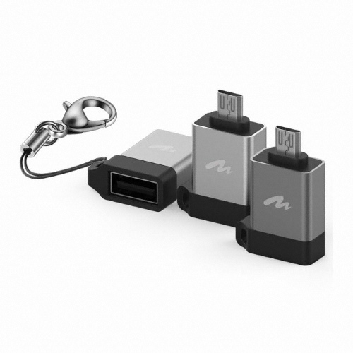 아트뮤  키링 마이크로 5핀 OTG 젠더 (BWKRMOG)