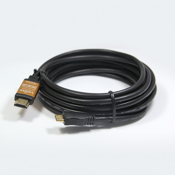 마하링크  Ultra HDMI to MINI HDMI Ver2.0 골드 케이블