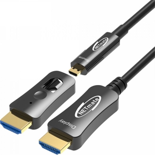 강원전자 NETmate HDMI v2.0 분리형 하이브리드 AOC 케이블