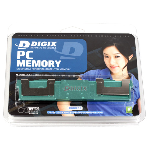 디직스  메모리 방열판 그린