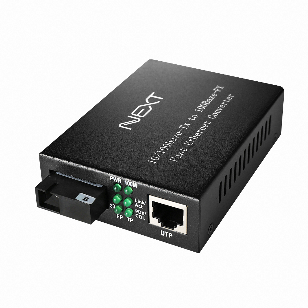 이지넷유비쿼터스 넥스트 10/100Mbps 1Core SC타입 광미디어 컨버터 (NEXT-200FSCSW40B)
