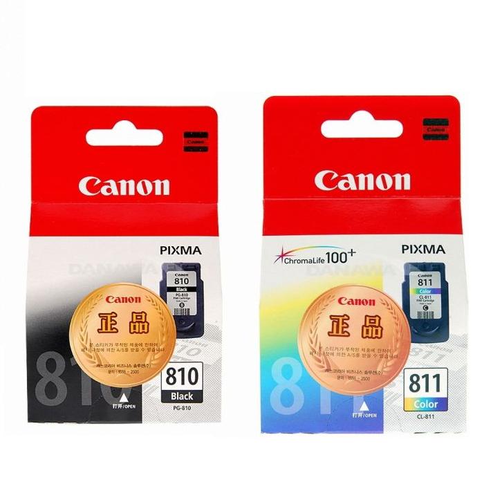 Canon  정품 PG-810, CL-811 세트