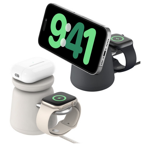 벨킨  부스트차지 프로 15W 2in1 맥세이프 독 무선충전기 WIZ020bt