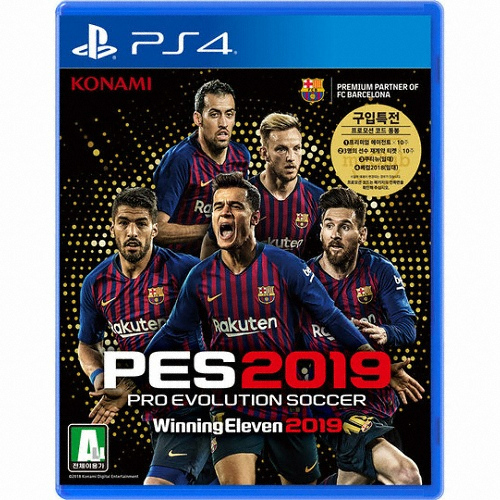 코나미  PES 2019 - 프로 에볼루션 사커 2019 PS4