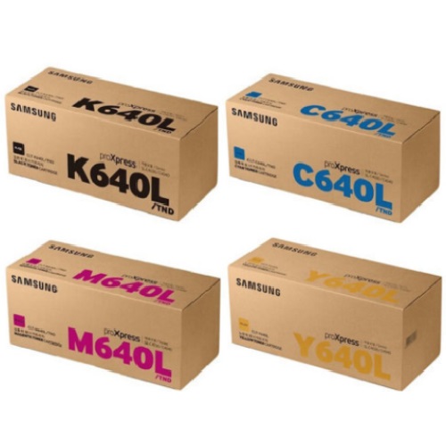 삼성전자  정품 CLT-K640L, CLT-C640L, CLT-M640L, CLT-Y640L 4색 세트