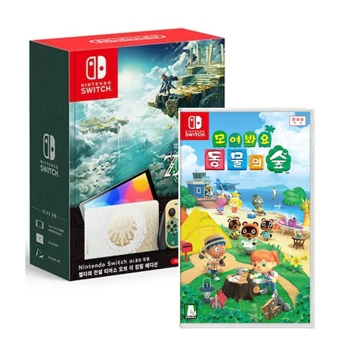 Nintendo  닌텐도 스위치 OLED 젤다의 전설 에디션 1인용 게임 패키지