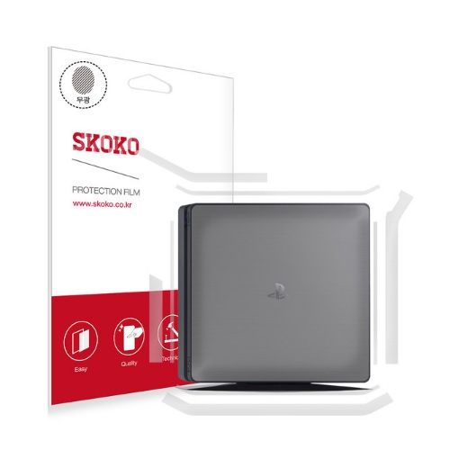 스코코  PS4 슬림 본체 보호필름
