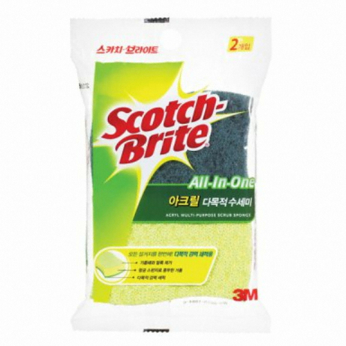 3M 스카치브라이트 올인원 아크릴 다목적 수세미