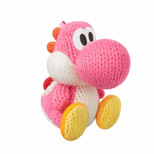 Nintendo  아미보 털실 요시 핑크 (Yoshi) 요시 울 월드 시리즈