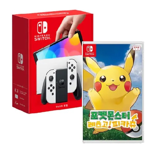 Nintendo  닌텐도 스위치 OLED 2인용 게임 패키지