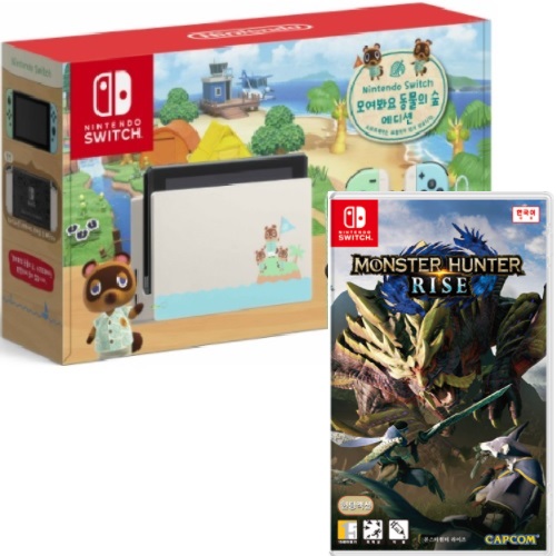 Nintendo  닌텐도 스위치 동물의 숲 에디션 1인용 게임 패키지