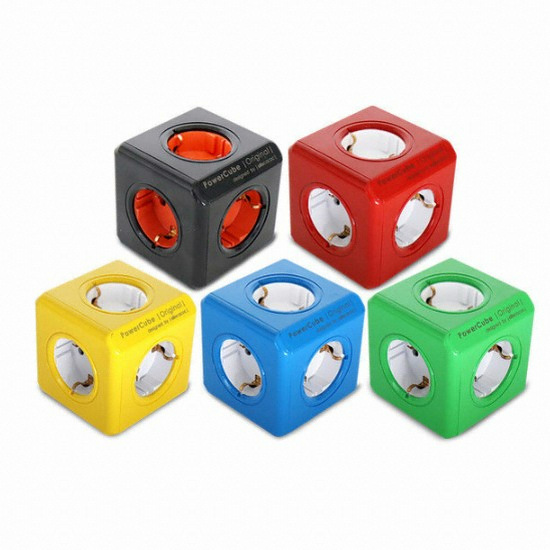 알로카코  파워큐브 오리지널 5구 컬러 멀티탭