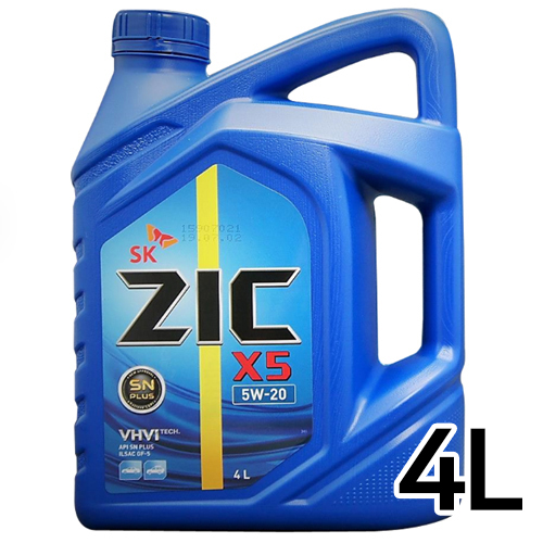 SK엔무브 ZIC X5 SN PLUS 5W20 4L