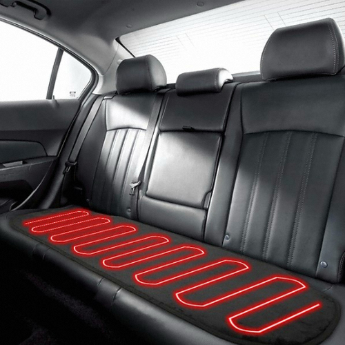 라임디자인  극세사 베이직 열선 시트커버 3인방석