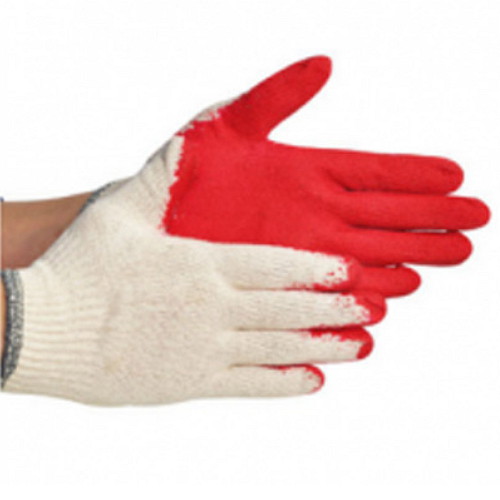 오공  국산 적색 반코팅 장갑 10g