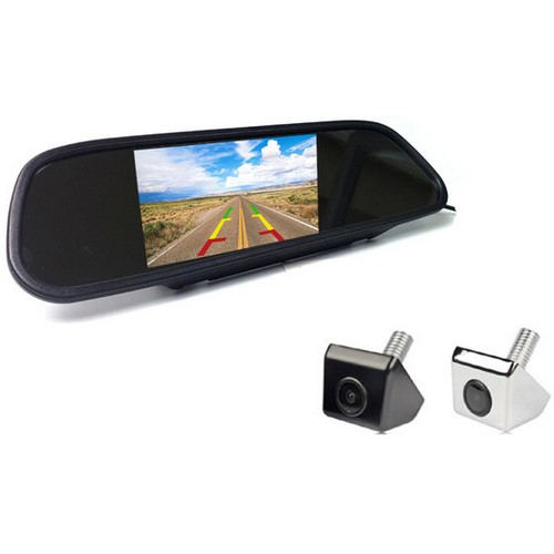 팅크웨어 아이나비 후방카메라 RCA-220 + 5인치 룸미러 모니터 세트