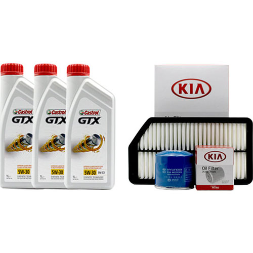 캐스트롤  GTX 5W30 + 순정필터 더뉴레이 가솔린