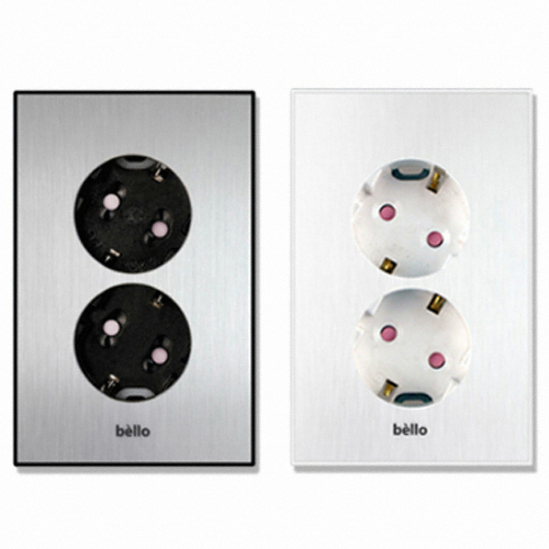 위너스  벨로 매립 2구 콘센트