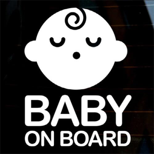 뭉키월드  베이비 남아 Baby On Board 스티커 LSC-450
