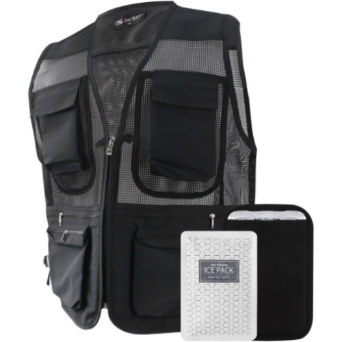 SOS  망사 얼음조끼 + 아이스팩 12개