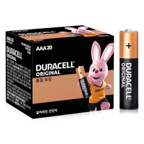 듀라셀  오리지널 알카라인 AAA (벌크)