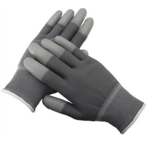 HJ  PU 손끝 코팅장갑 회색