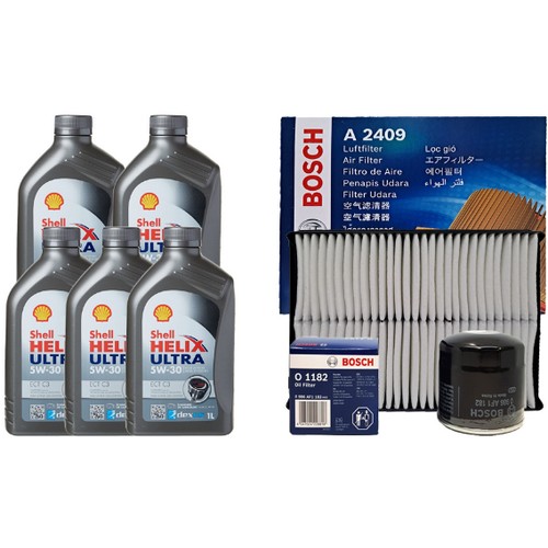 쉘  힐릭스 울트라 ECT C3 5W30 5L + 보쉬필터 기아 더뉴 K7 VG 2.4 가솔린