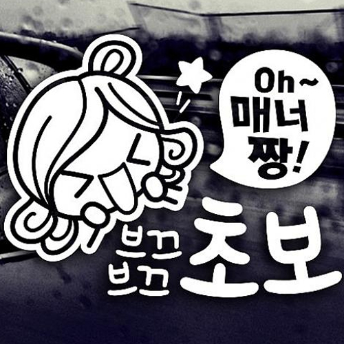 제제데코  oh 매너짱 브끄브끄 초보