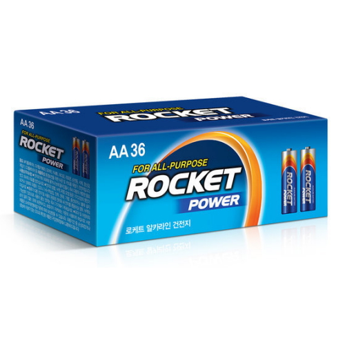 로켓  파워 알카라인 AA (벌크)