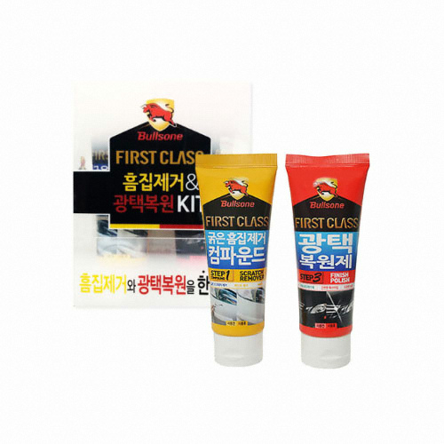 불스원  퍼스트클래스 굵은 흠집제거 광택복원 키트 100g