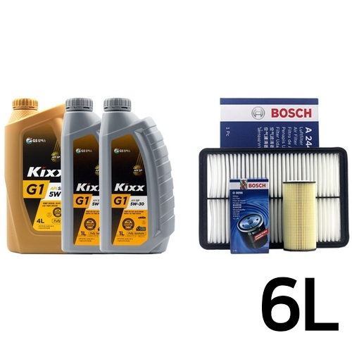 GS칼텍스 KIXX G1 5W30 + 보쉬필터 그랜저HG 3.0 가솔린