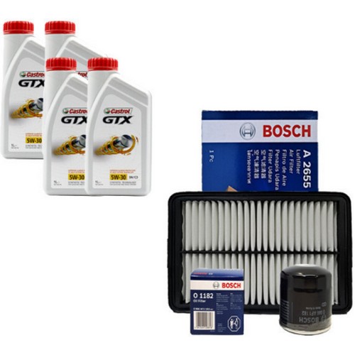 캐스트롤  GTX SP/C3 5W30 4L + 보쉬필터 현대 더뉴 아반떼AD 1.6 LPI